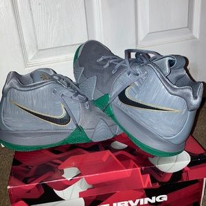 Grey green good condition Kylie basketball shoe